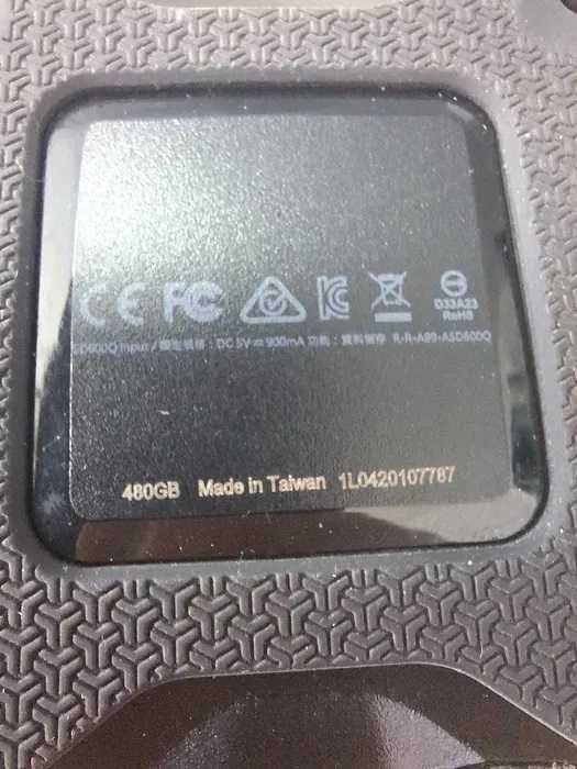 SSD rugged extern ADATA Durable SD600Q, 480GB USB 3.1, Negru
