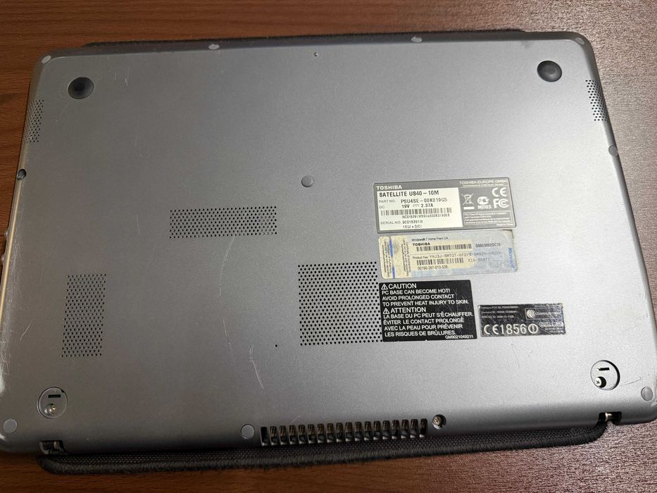 Laptop Toshiba Satellite U840 Intel Core i5-3317U