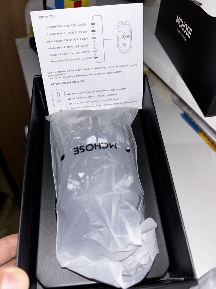Беспроводая игровая мышь MCHOSE A7 Pro