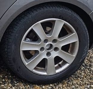 Jante aliaj + cauciucuri ( golf plus )