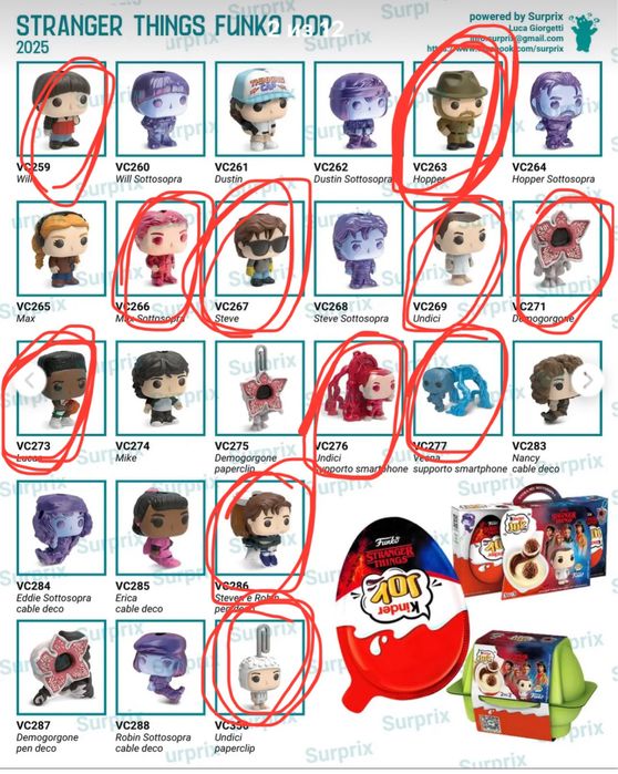 Киндер джой Очень странные дела / Kinder joy stranger things