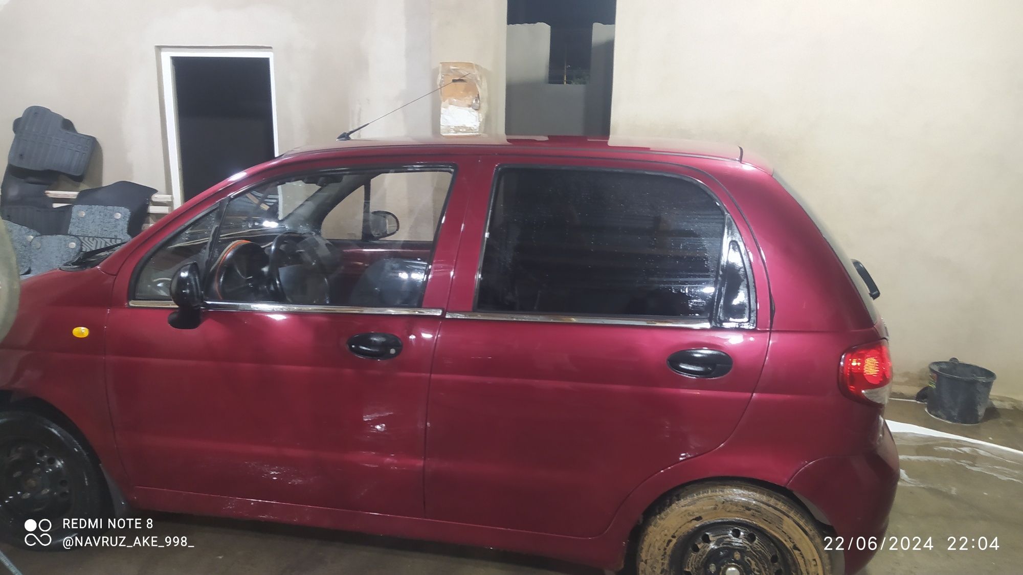 Matiz 2013 yil benzin gaz mashina minasiz haydaysiz yurib turgan