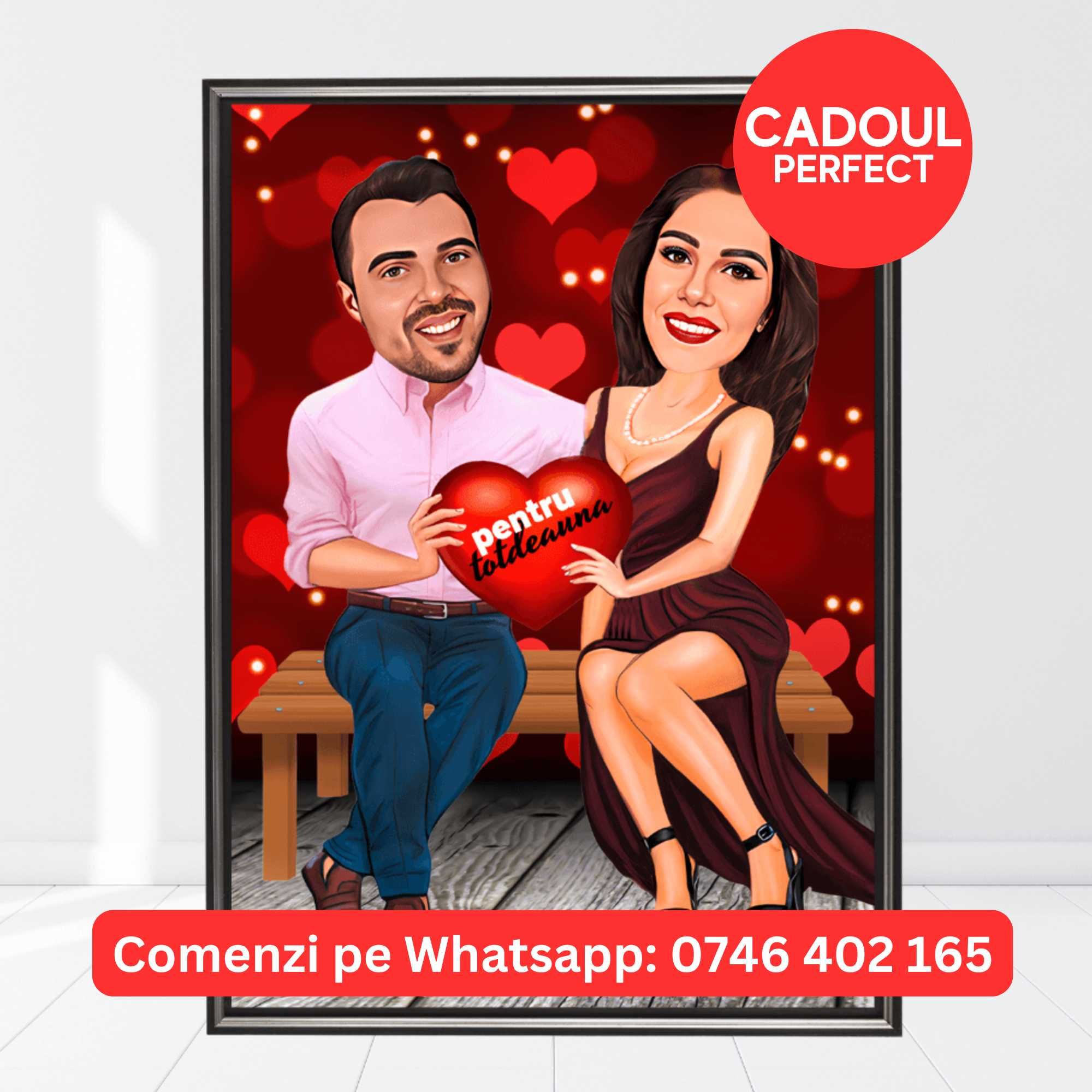 Cadouri Femei Barbati Iubita Tablouri Portrete Caricaturi la Comanda