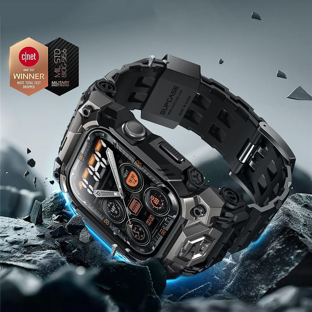 Каишка supcase ub ore за apple watch 10 (46mm) black