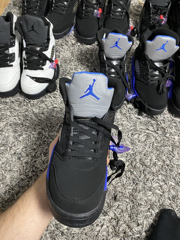 Jordan 5 Psg Racer Blue Negrii Albi