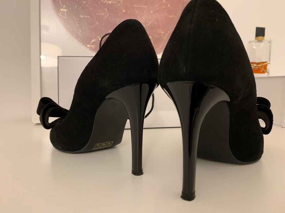 Pantofi piele naturala, cu toc eleganti / office / cocktail