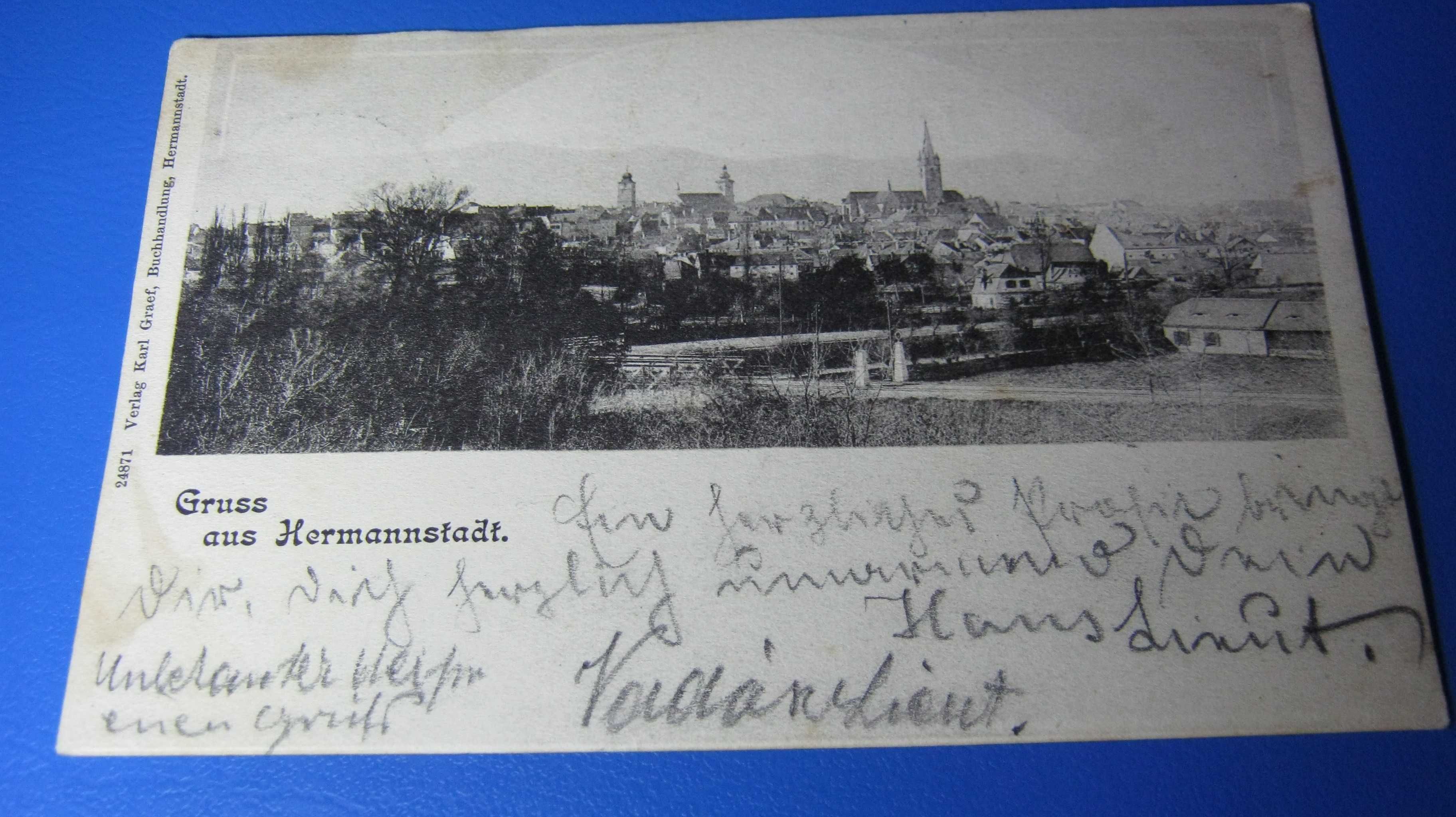 Ilustrata veche,Carte Postala,SIBIU,HERMANNSTADT,1900