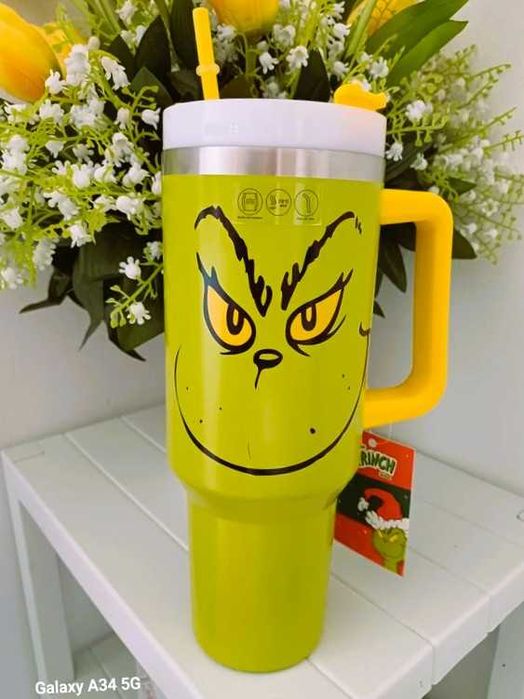 Cană termică din oțel inoxidabil GRINCH