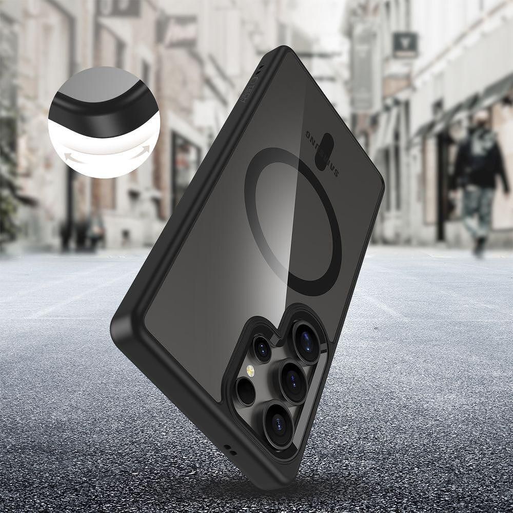 Кейс tech protect magmat magsafe за samsung galaxy s25 ultra black/cle