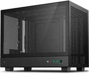 Deepcool CH160 Negru, carcasă Mini-ITX, panou sticlă, suport GPU 305mm