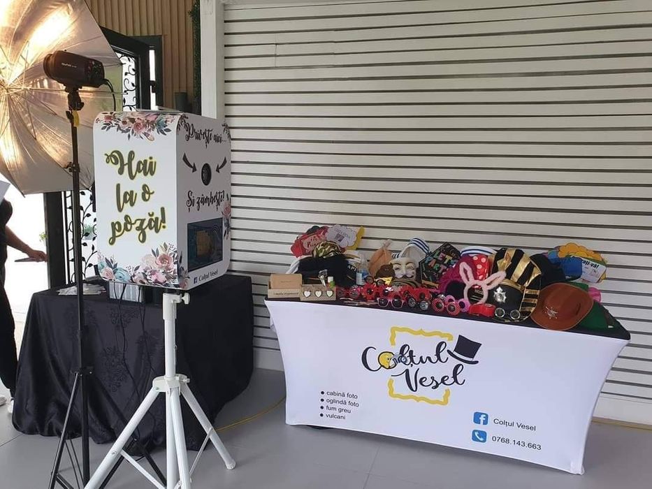 Oglindă magică/ Cabină foto/ Selfie 360/ Fum greu/ Baloane cu fum