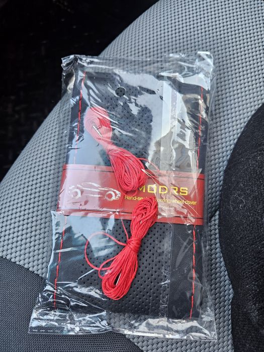 Оплётка на руль, эко кожа