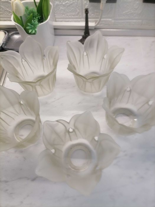 4 бр Аплици, стъклени