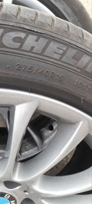 Jante BMW seria 7 , X3 X4 F25 F26 cu anvelope vara 245 45 19 si 275 40