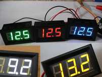 Цифров панелен волтметър DC 0-100v за кола камион каравана мотор и др
