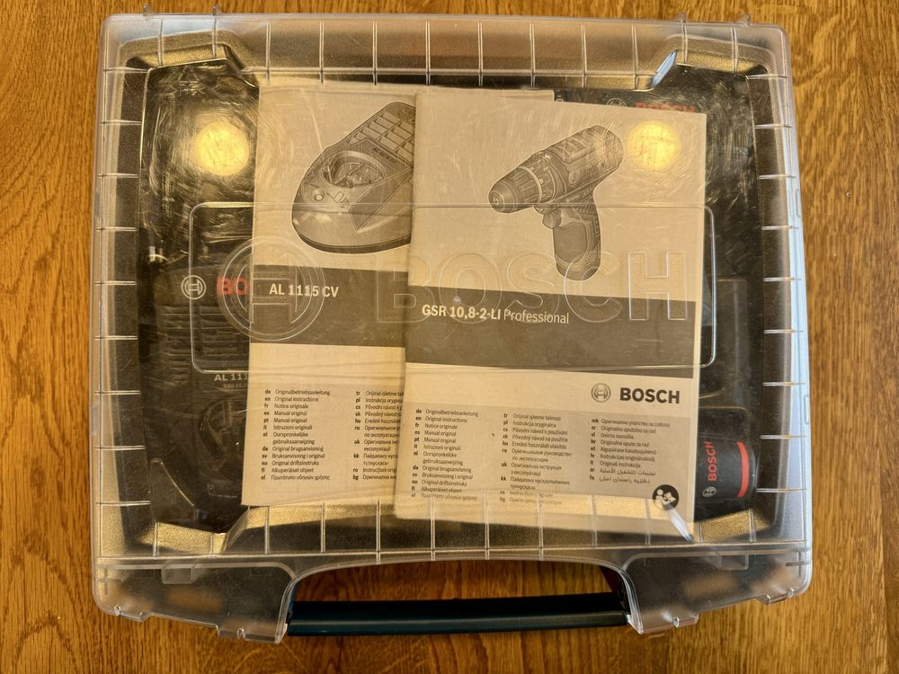 Bosch Винтоверт GSR 10,8-2-LI с 12v батерия комплект