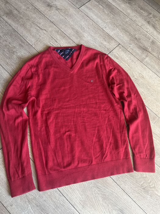 Tommy Hilfiger : Cotton Cashmere V Neck - 5% Кашмир размер М /Оригинал