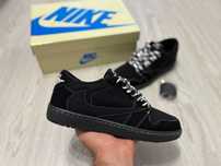 Adidasi Jordan 1 x Travis Scott Air Low / Fragment - Mocha Produse NOI