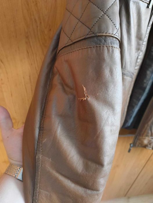 Vintage Hugo Boss кожено яке размер М 80те