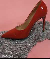 Pantofi Musette Massimo Dutti Tezzio roșii