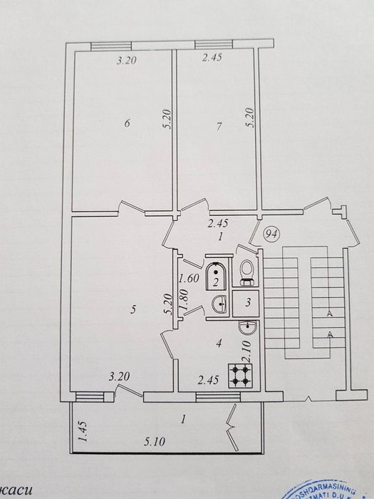 Продам 3 ком Юнусабад 15 квартал