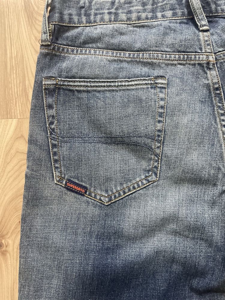 SUPERDRY Conor05 taper/мъжки къси дънки W32