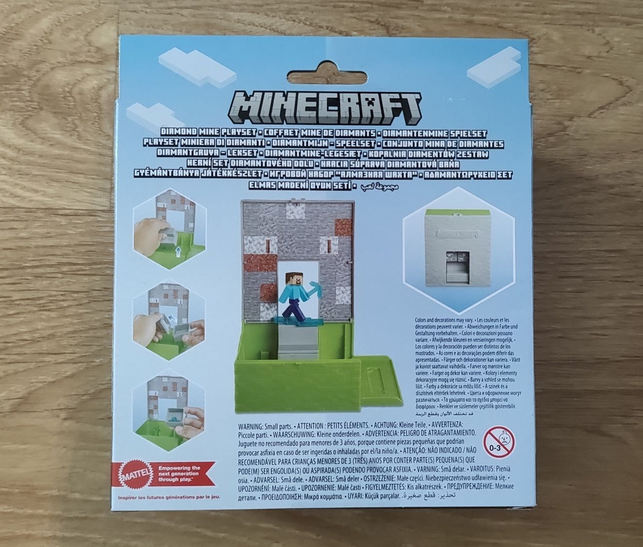 Set mina de diamant Minecraft Steve Mojang Mattel Original