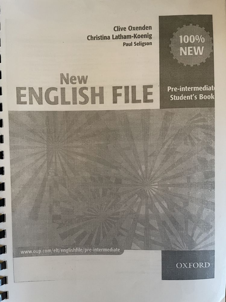 Книги New English file