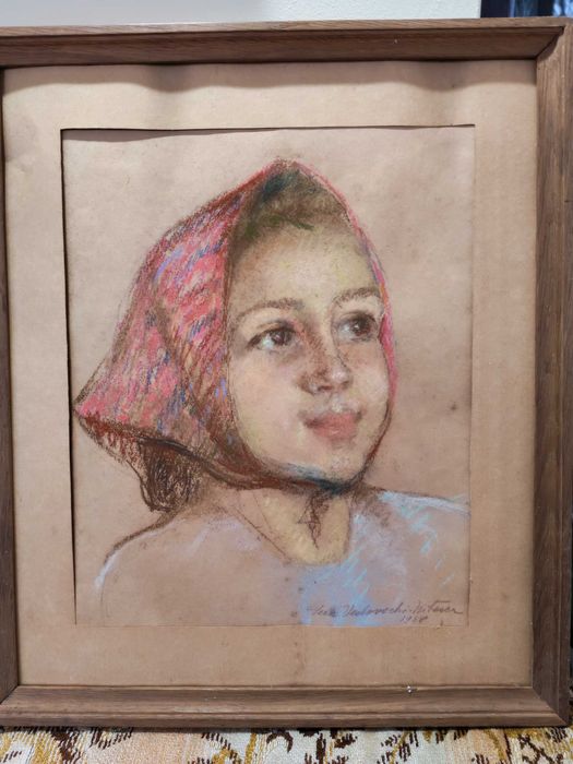 Tablou Vera Veslovschi Nitescu - pastel pe hartie