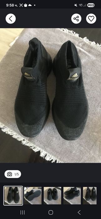 Кецове бенетон Beneton!адидас/adidas черни дамски