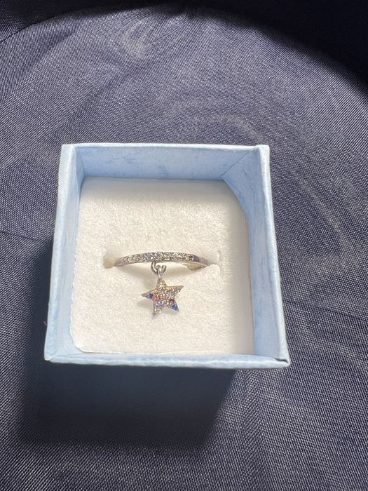 Inel de argint cu stea