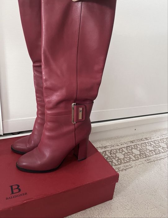 Сапоги зимние кожанные