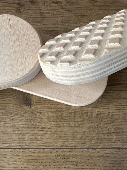 Traseu senzorial tactil copii lemn / pista echilibru