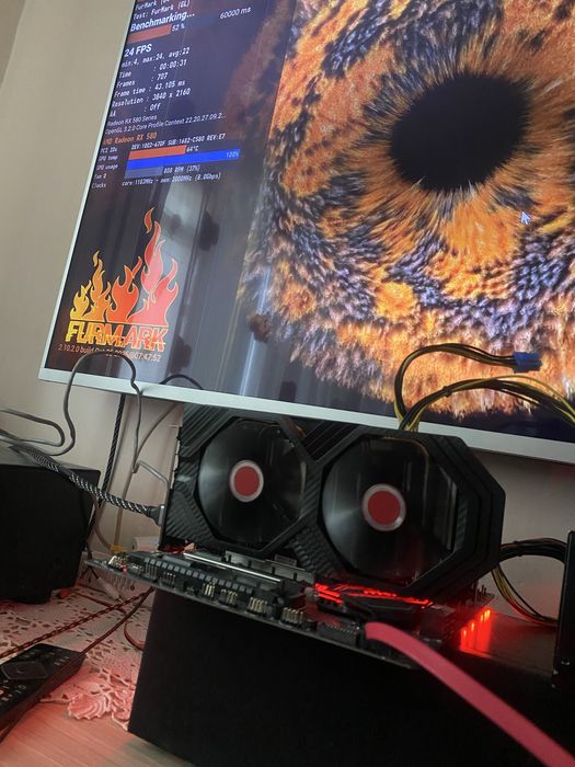 Placa video jocuri 8Gb 256 biti ATi XFX Rx 580