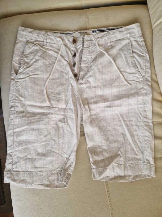 Мъжки ленени бермуди TEODOR