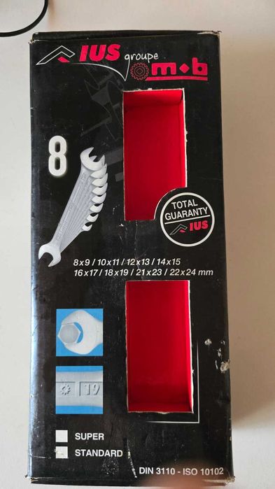 Set 8 chei fixe profesionale MOB & IUS