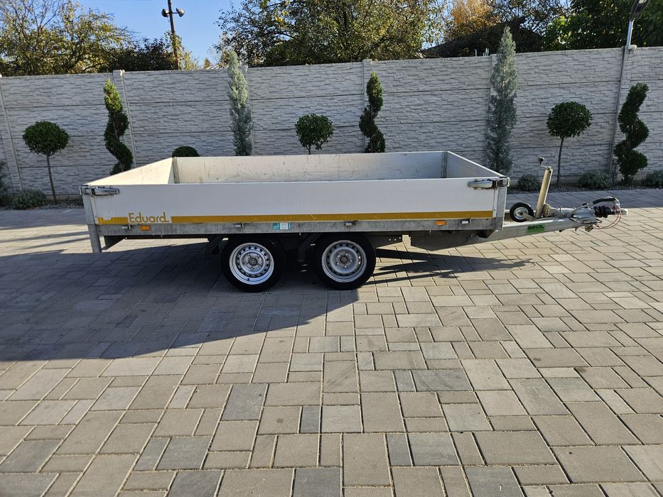 Remorca eduard 2700 kg,3,10x1,80 metri util,model 2021