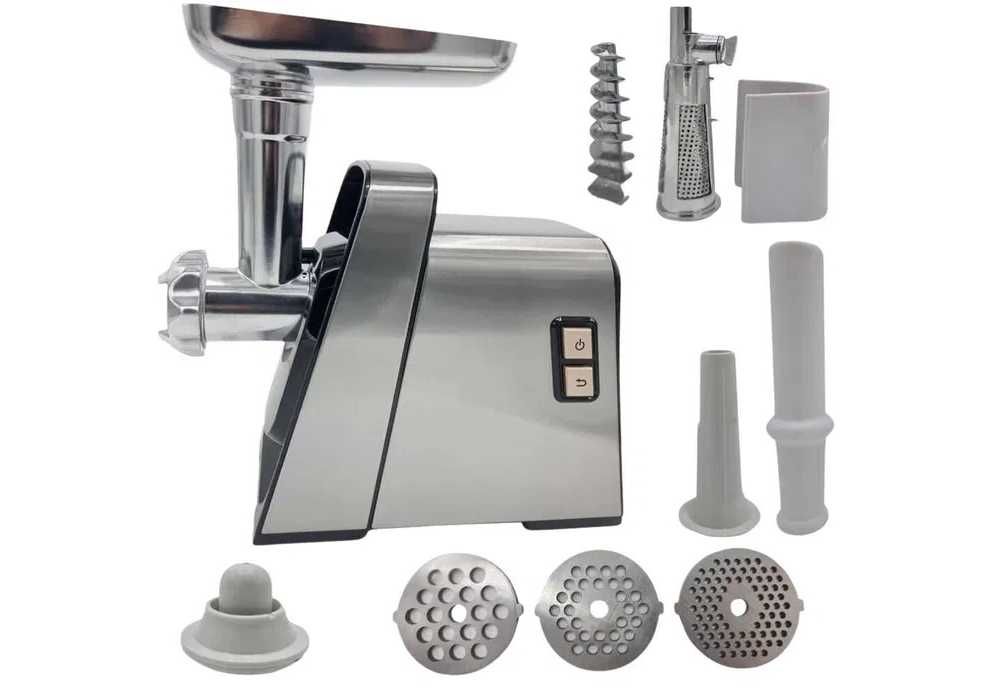 Masina Tocat Carne Electrica Craft-Tec 3500W Inox, 3 Site, Reverse