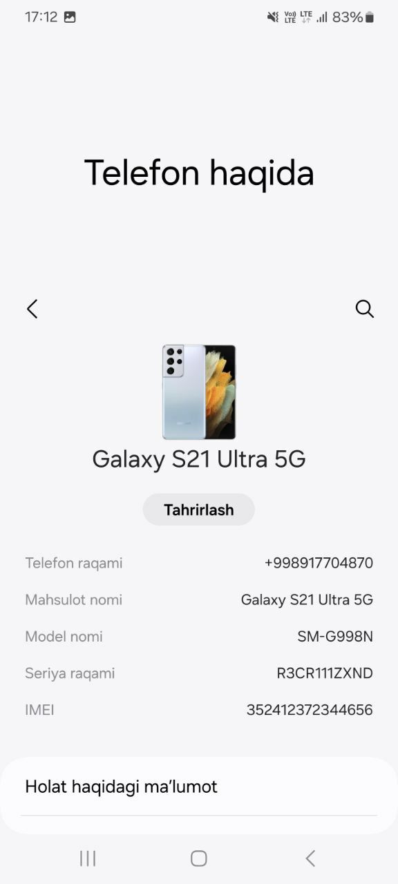 Samsung galaxy s 21 ultra