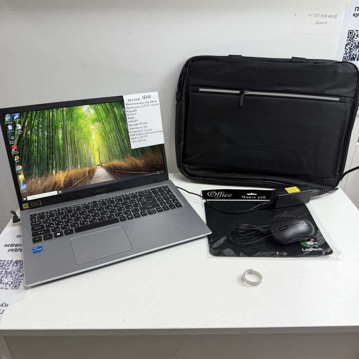 Известный шустрый ноутбук Acer для любых задач Core i3 11gen/SSD256/8g