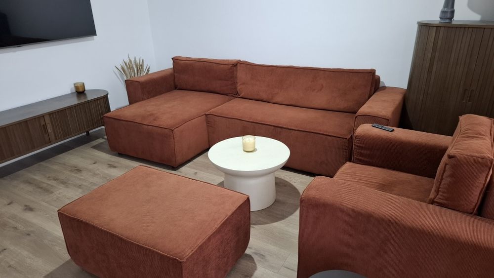 Coltar Extensibil, cu lada de depozitare, latura interschimbabila