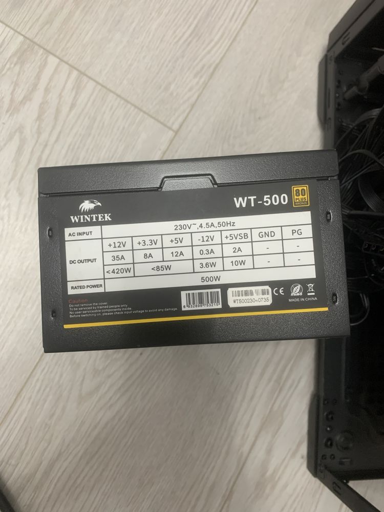 Блок питани на 500w wintek