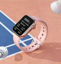 Smartwatch cu microfon și difuzor. Apel vocal&muzică pe ceas. Pink