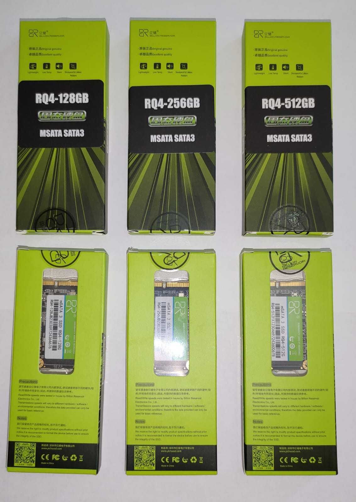 SSD-120CB / 128GB / 256GB/ 512 GB / 1 TB  (SATA-3, NGFF, NVMe, mSATA)