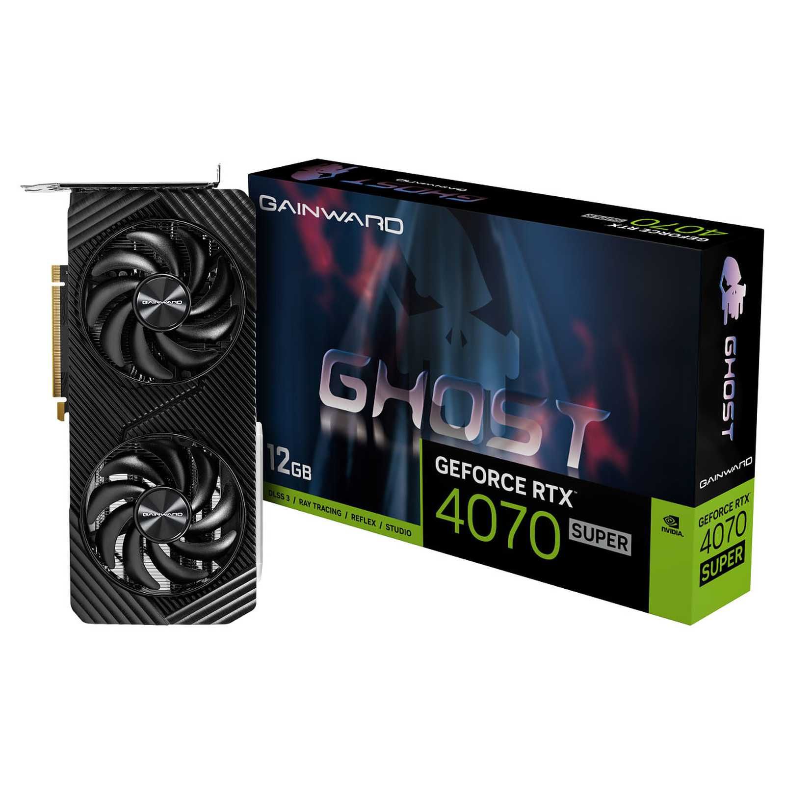 Новые видеокарты Gainward RTX 4070 SUPER Ghost 12GB