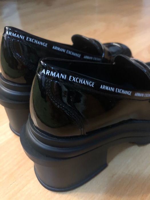 Vand pantofi noi, mocasini, Armani Exchange, mar 39