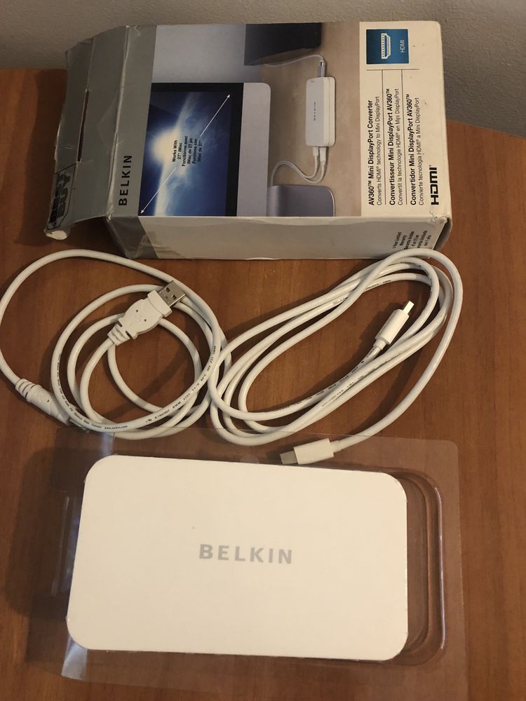 belkin av360 mini-displayport converter for 27-inch imac