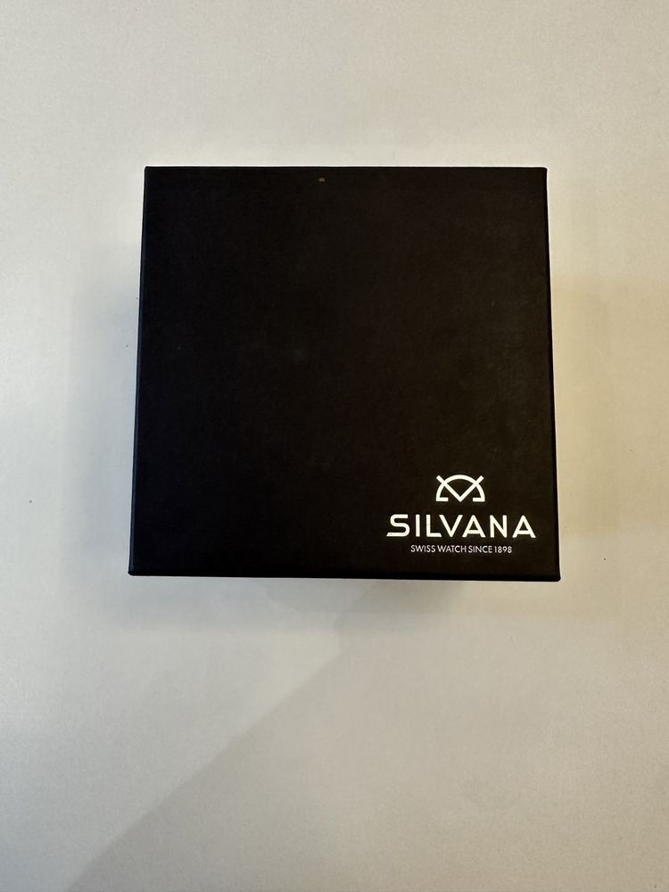 Silvana Men's Watch Black Origins Rose Gold PVD Rubber SR41ARR63RN