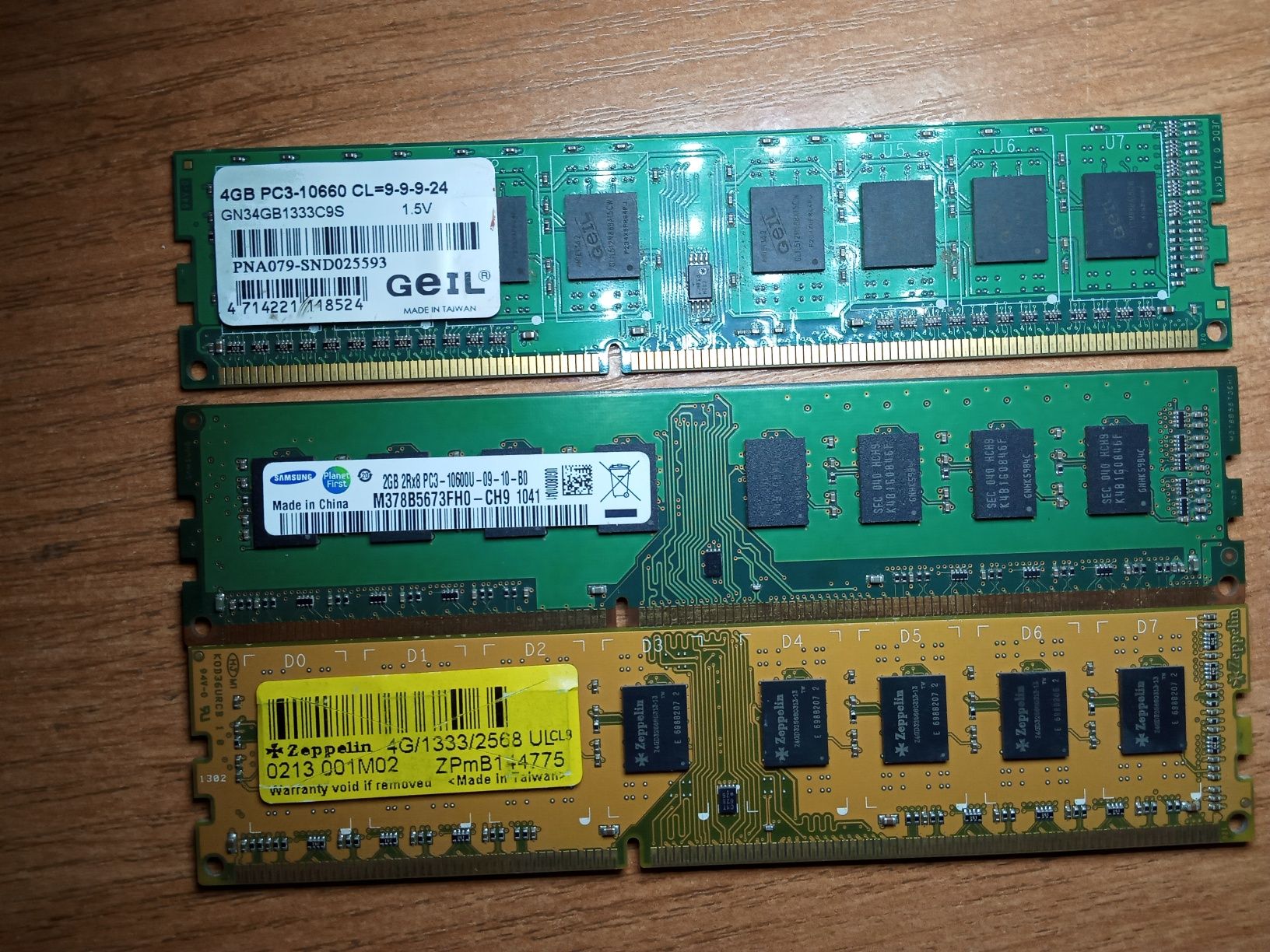 Озу оперативный память ddr3 4gb и 2gb