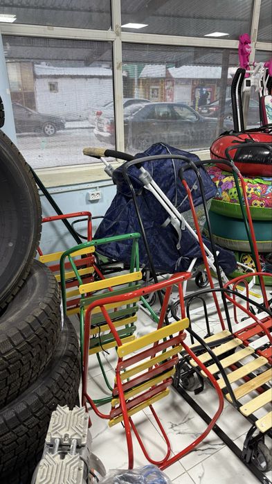 Новые санки разные виды